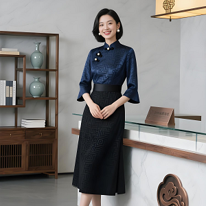 新中式職業(yè)裝定制300