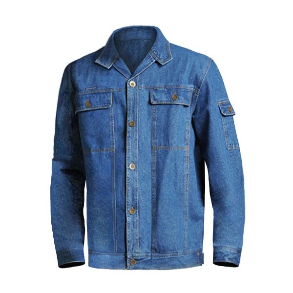 春秋季牛仔工作服定制款式圖片