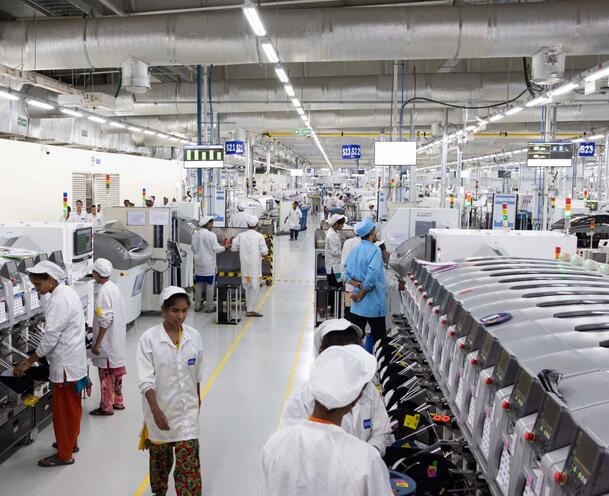 富士康不同等級(jí)工衣顏色