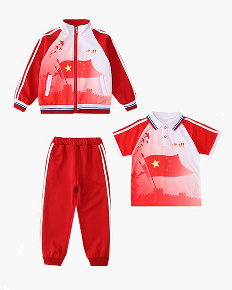 春秋季中小學生運動校服定制款式圖片