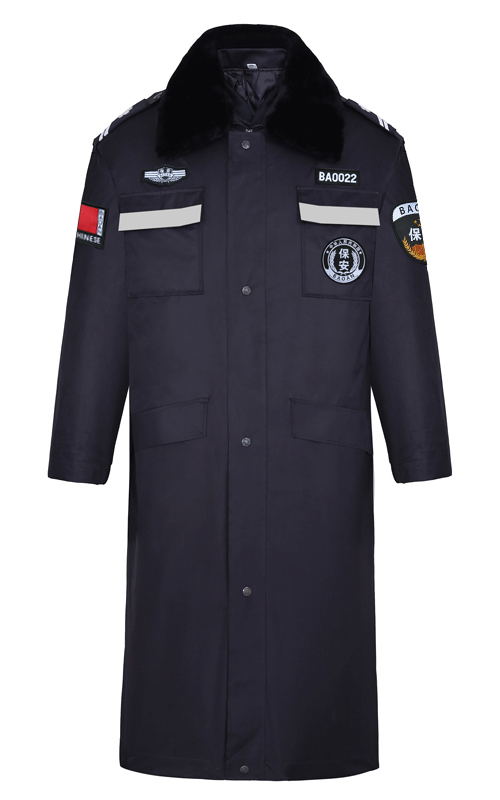 保安冬季反光標志棉服