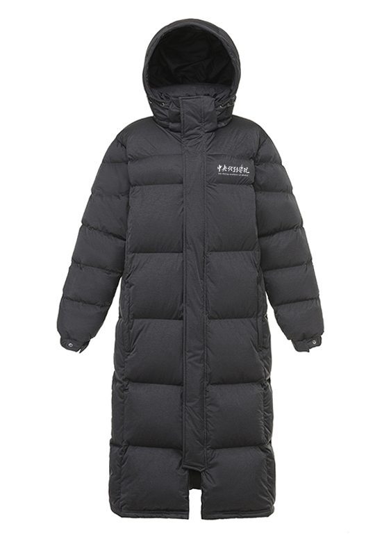 中戲同款連帽羽絨服定制款式圖片