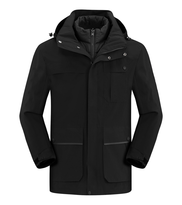 戶外連帽防水棉服定制款式圖片