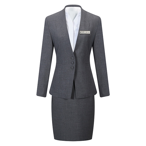 女士前臺職業西裙套裝